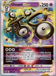 Unown VSTAR 066/195 Silver Tempest
