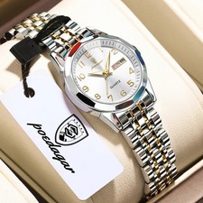 Luxury Ladies Wristwatch Waterproof Luminous Date Womens Quartz Watch