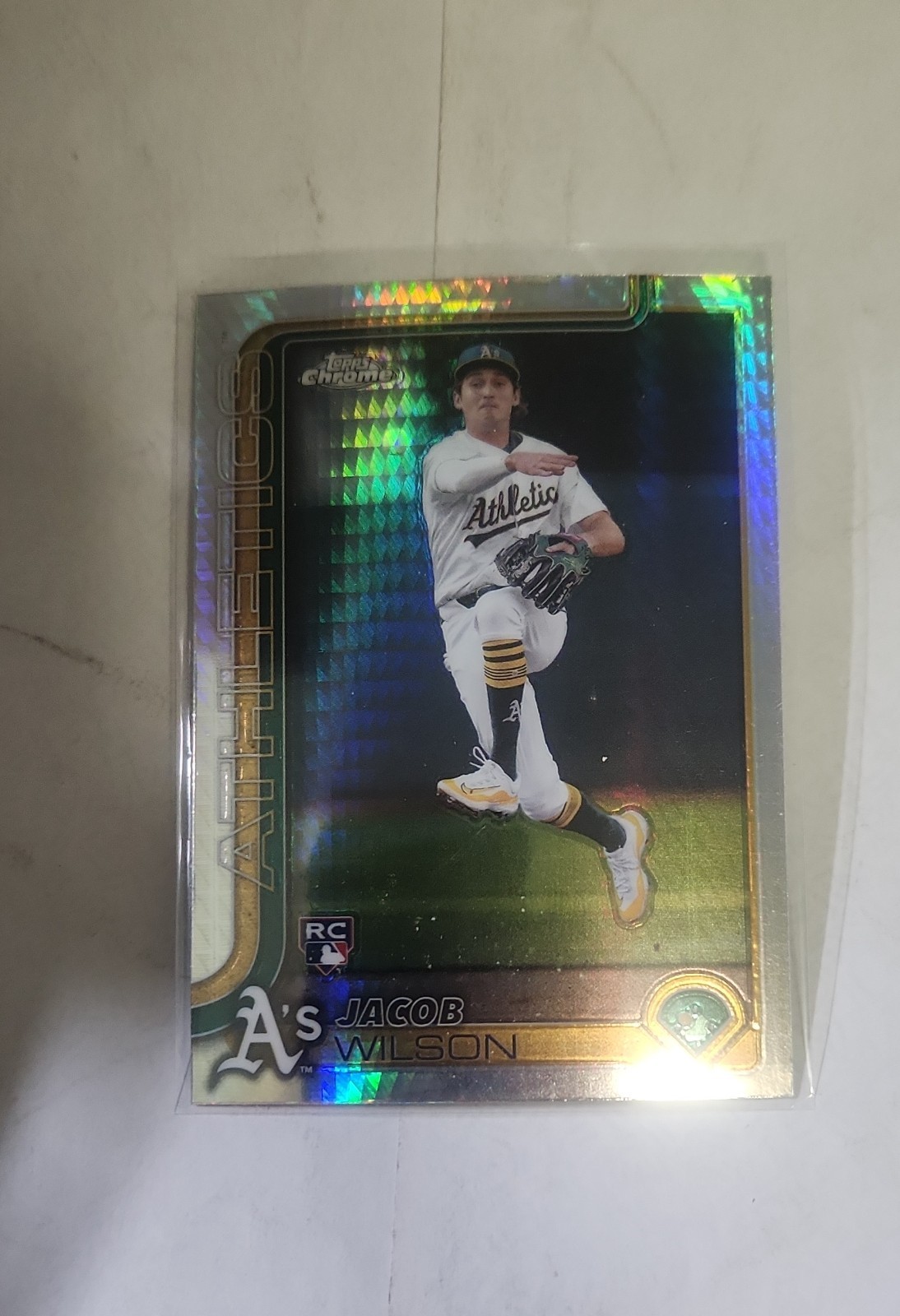 2025 Topps Chrome - Jacob Wilson #96 Prism Refractor (RC)