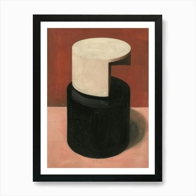 Schwarz-Weiß Tisch Kunstdruck Gerahmt Wandbild Poster Leinwanddruck Bild