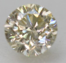 0.30 Carat L Color VS2 Round Brilliant Natural EARTH MINED Diamond 4.04mm VIDEO