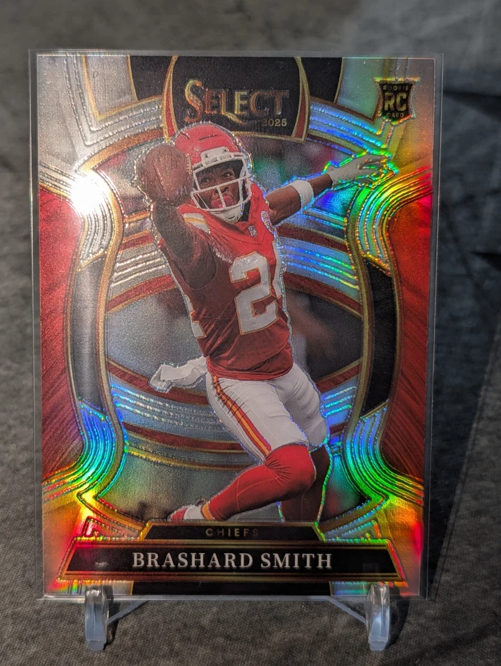 Brashard Smith 2025 Panini Select Silver Rookie Card RC Kansas City Chiefs - Bild 1 von 2