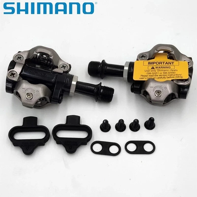 Shimano PD-M540 SPD Mountain Racers Bike Black MTB Clipless Pedals & Cleats - Image 3 of 4