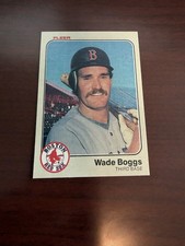 1983 Fleer #179 Wade Boggs Rookie Card. EX/MT. rookie card picture