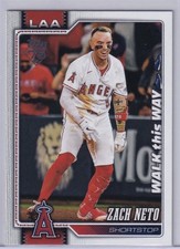 ZACH NETO 2026 TOPPS SERIES 1 CELEBRATION WALK THIS WAY #230 ANGELS SSP