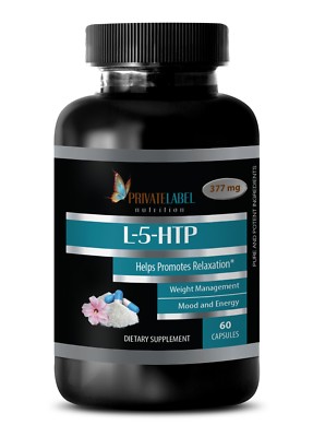 98% Pure Griffonia Simplicifolia - L-5-HTP 377mg - Improves Sleep - 1 Bottle