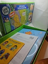Leap Frog Tag Reading System Interactive USA United States Double Sided Map See.