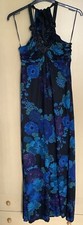Oasis Women’s Viscose Floral Long Sleeveless Dress With Beaded Feature Size M