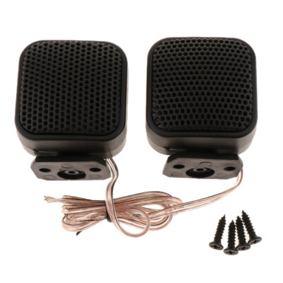 2er Pack Car Silk Square Tweeter 500W 12V 5A Audio Lautsprecher für Autoradio