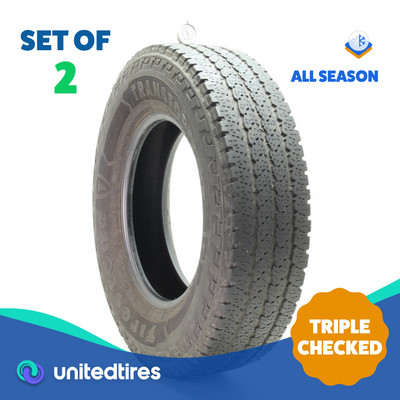 Set of (2) Used LT 235/80R17 Firestone Transforce AT2 120/117R E - 5.5 ...