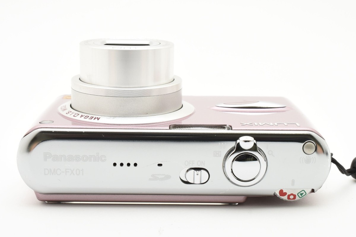 Near MINT] Panasonic LUMIX DMC-FX01 6MP Pink Compact Digital