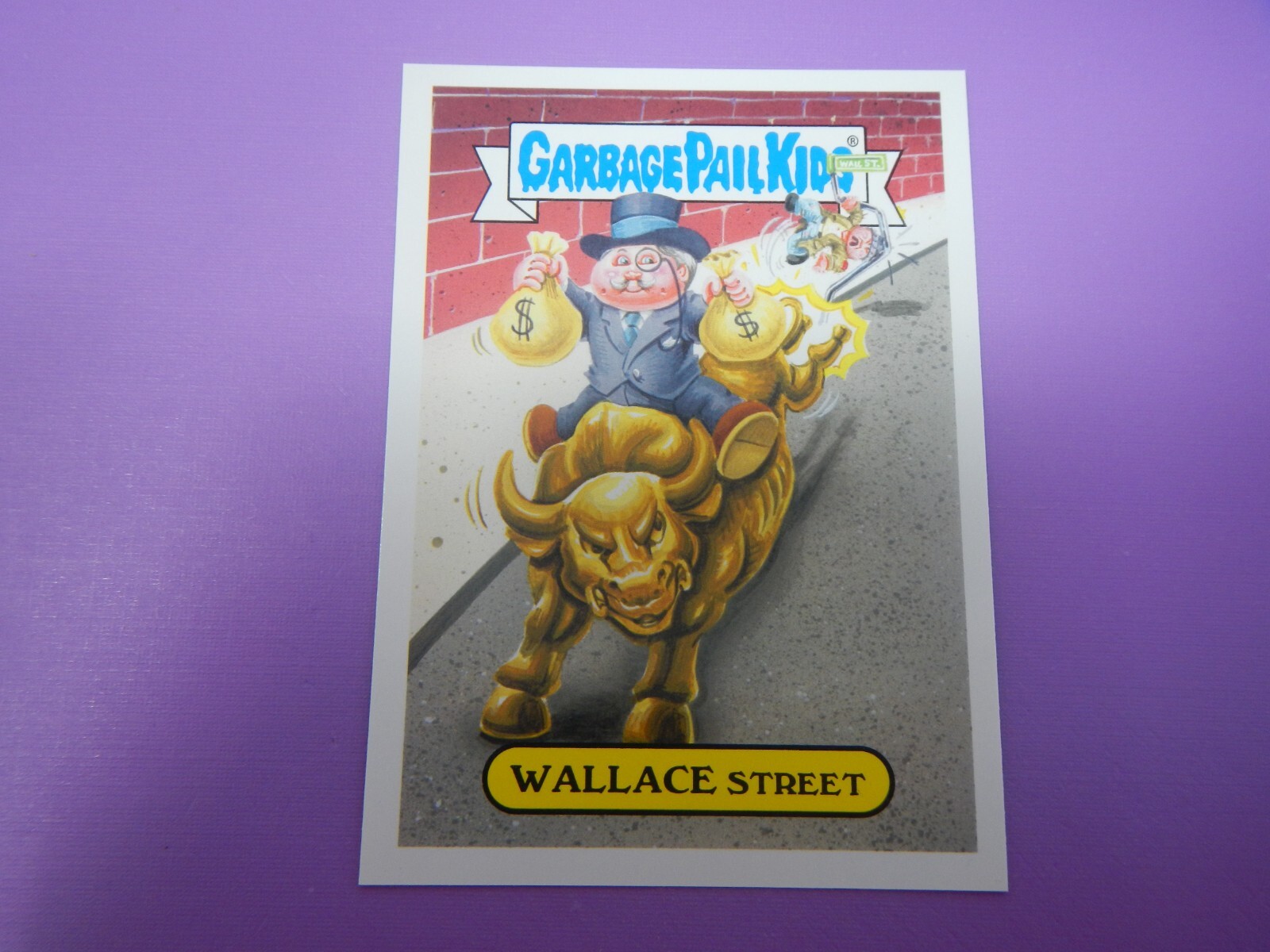2016 Topps Garbage Pail Kids American As Apple Pie #21a Wallace Street front