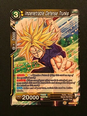 DB Super: Impenetrable Defence Trunks BT6-085 UC - Yellow