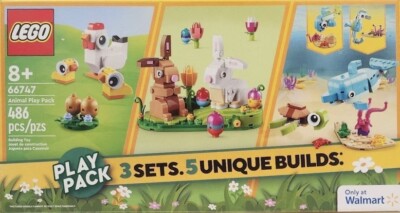 Lego Rabbitears LEGO Easter Animal Play Pack 66747 Rabbits 40523, Sealife 31128 ...