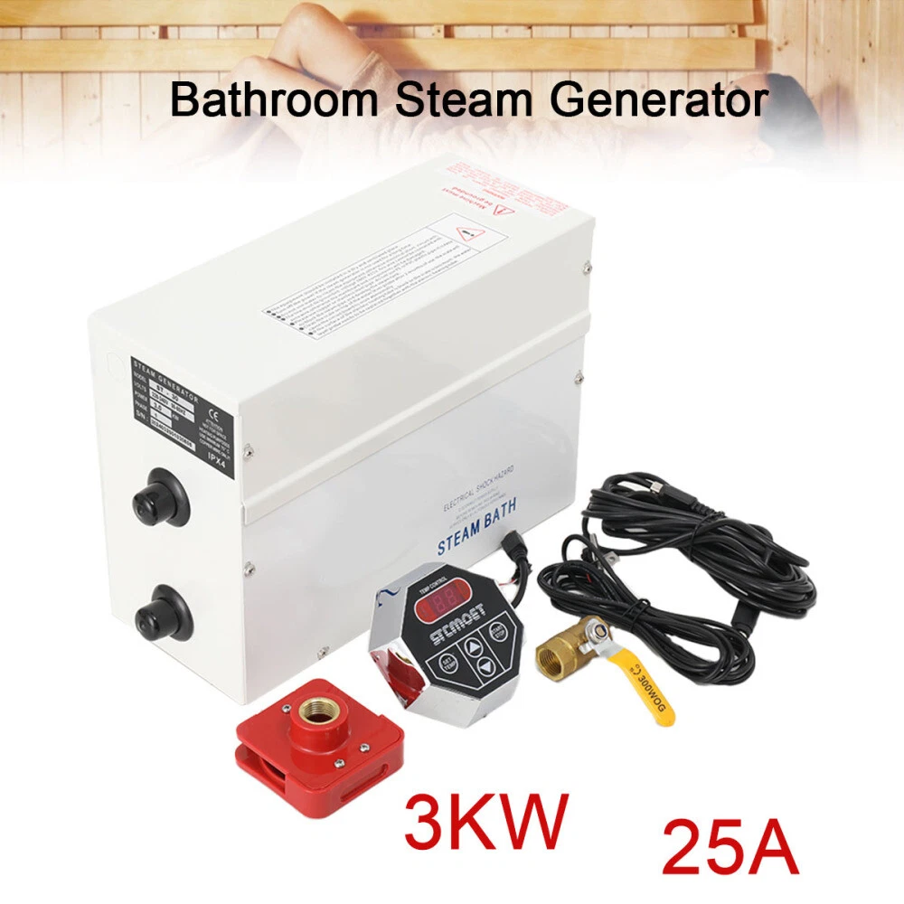 Generatore Di Vapore Portatile 1,8L Per Sauna E SPA – Aromaterapia E Timer 60 Minuti