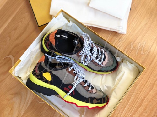 fendi ffreedom patchwork sneakers