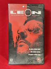 Leon, VHS Video, 1996, Jean Reno, Cert 18 Movie
