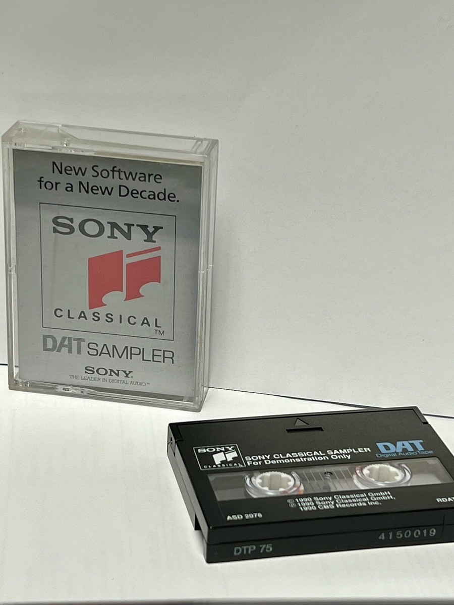 Sony Classical DAT Sampler Promo Prerecorded Digital Audio Tape