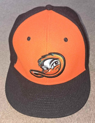 Long Island Ducks Baseball Stretch Fitted Hat Cap L/XL OC Sports
