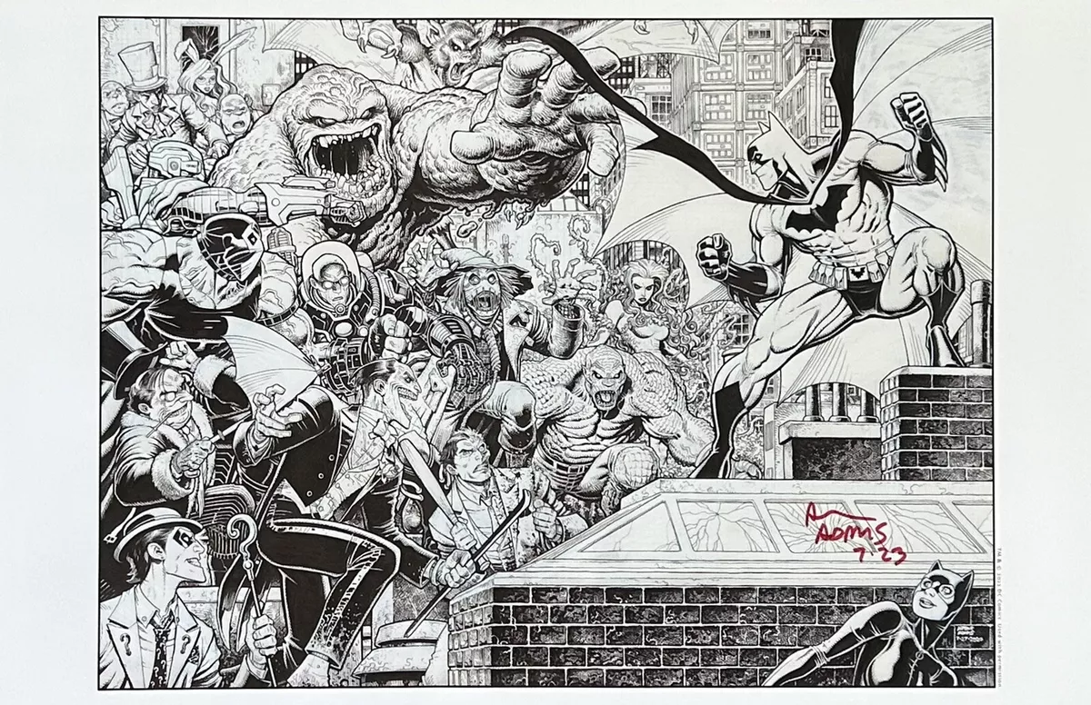 Batman Rogues Gallery 11x17 Fine Art Print 