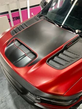 Fits Ram Trx Hood Plain Vinyl Graphics 2 Piece Stickers