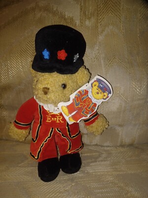 English Teddy Bear Co Beefeater Plush 9'' Stuffed Animal Toy With Tags Ages 3+...