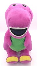 Fisher Price Speak N Sing Barney Large Talking Singing Plush 25 Inch Jumbo
