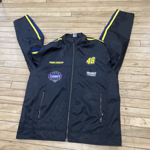NASCAR Chase Authentic Jimmie Johnson Vtg Y2k Jacket Men 2XL Hendrick Motor XXL - Picture 20 of 22