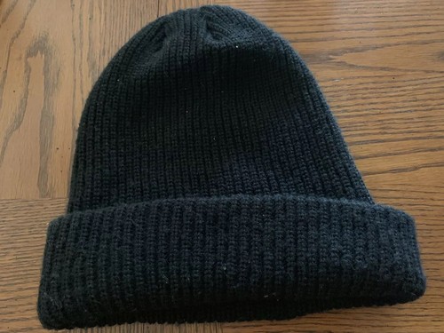 WHANG~ California Republic~ BLACK RASTA BEANIE HAT Cuff~ CALI BEAR Knit Ski Cap - Picture 2 of 6