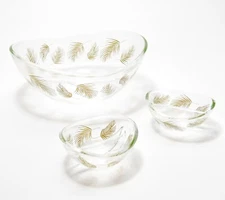 Temp-tations 3-Pc Acrylic Chip-and-Dip Set, 3.5 Qt + (2) 8 oz PALM H226521