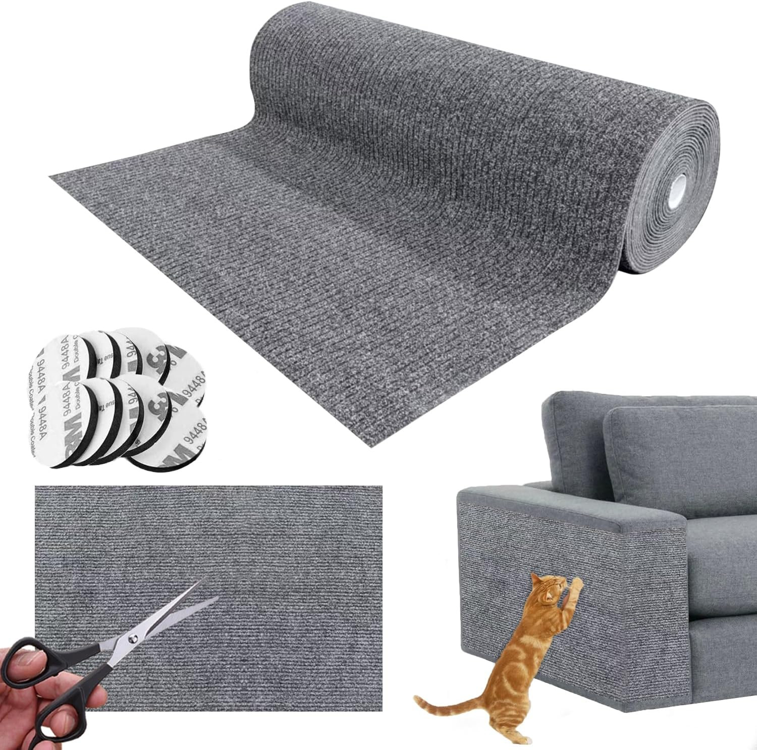 Tappeto Tiragraffi per Gatti: Protezione Divano Design in Sisal