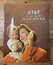 AT&T Your Business Booklet Stock Shareholders Book VTG Advertising Bell System