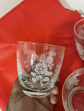 Vintage Home Laughlin Queen Ester Drinking Glasses. Mid-Century Modern Style