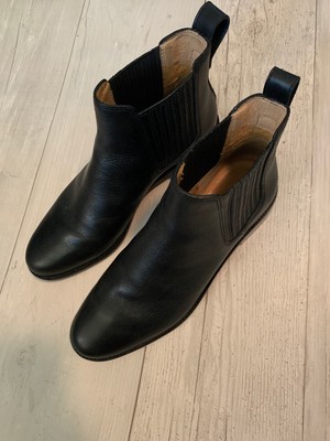 madewell black chelsea boots