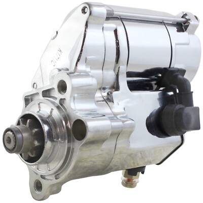 Premium Grade Chrome Starter fits Harley Davidson XLH Sportster 1200cc 1987-1990