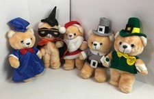 Plush Bear Lot LTD Commodities 11" Holidays Halloween St. Patricks Thanks Giving