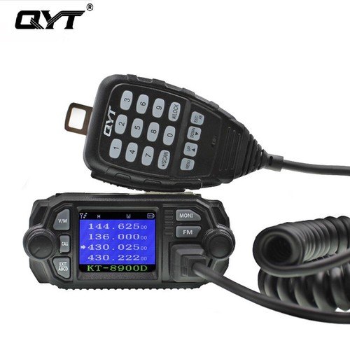 QYT KT-8900D Dual Band Quad Standby 25W Car/Trunk Mobile Radio Walkie Talkie - Zdjęcie 1 z 9