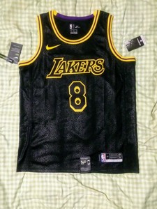 nike los angeles lakers kobe bryant black mamba city edition swingman jersey