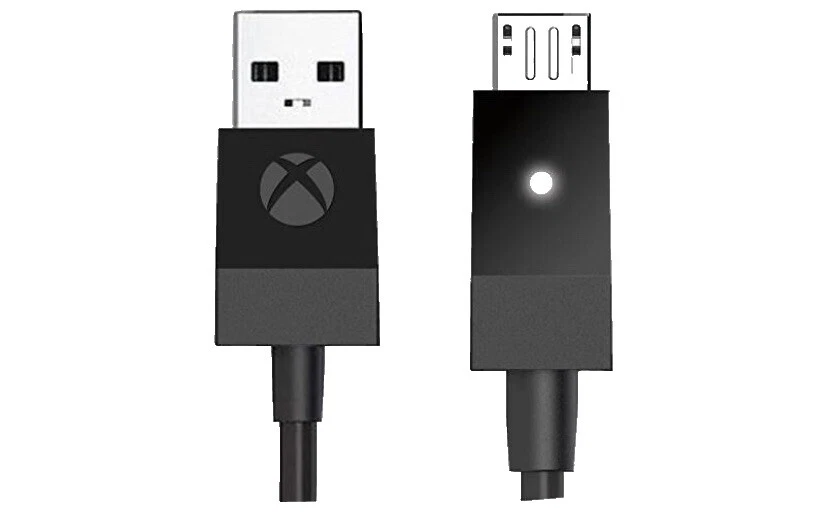 Los cables USB Microsoft Negro