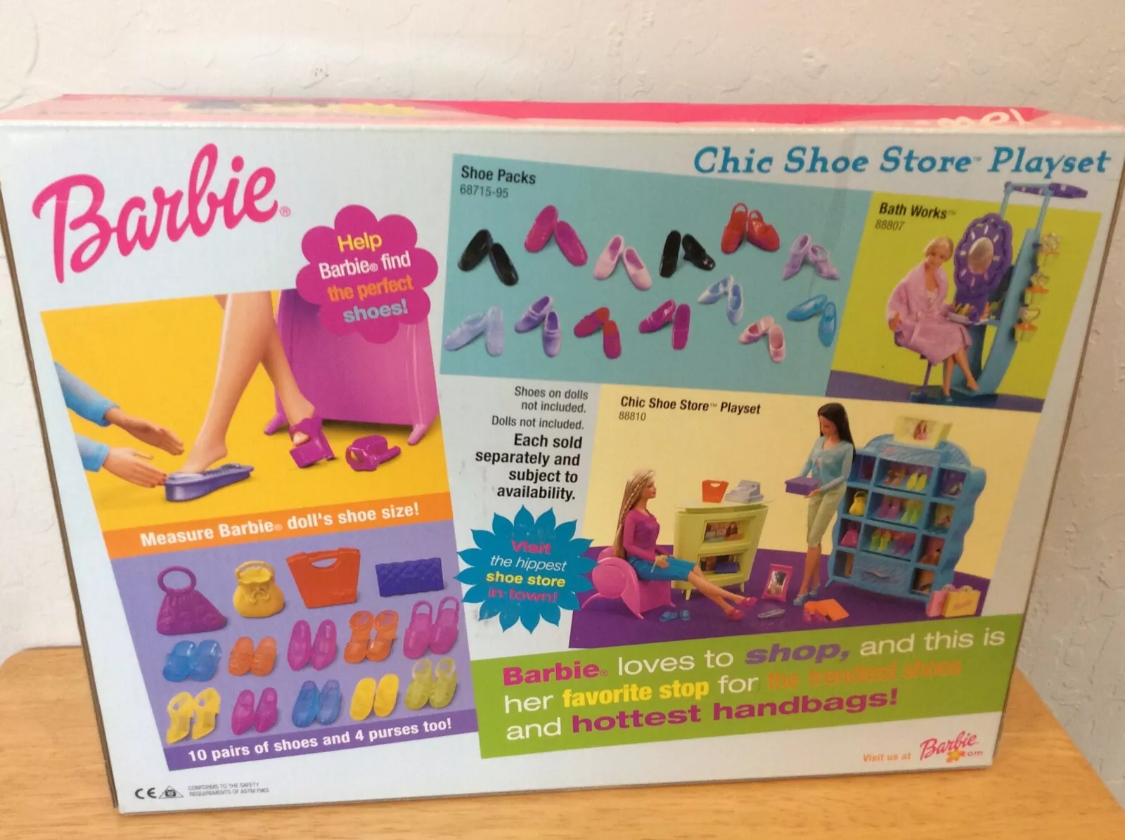 Vintage Barbie Shoe Store Playset by Mattel New and Sealed 2001 in Nepal at NPR 11136 Rating 5