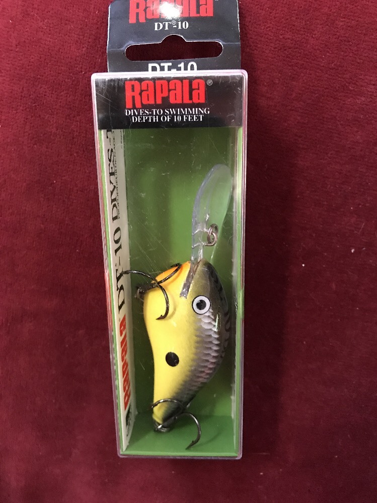 Leurre Rapala DT-10 – Balsa – Plonge Jusqu’à 3 M – Neuf Sous Emballage