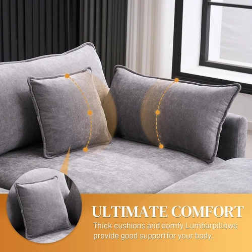 Corner Sofa Chaise Lounge DIY Sofa Free Combination Sofa U-shaped Sectional Sofa - Picture 4 of 14