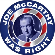 SENATOR JOSEPH JOE MCCARTHY STICKERS **WORLDWIDE 🌐 SHIPPING**