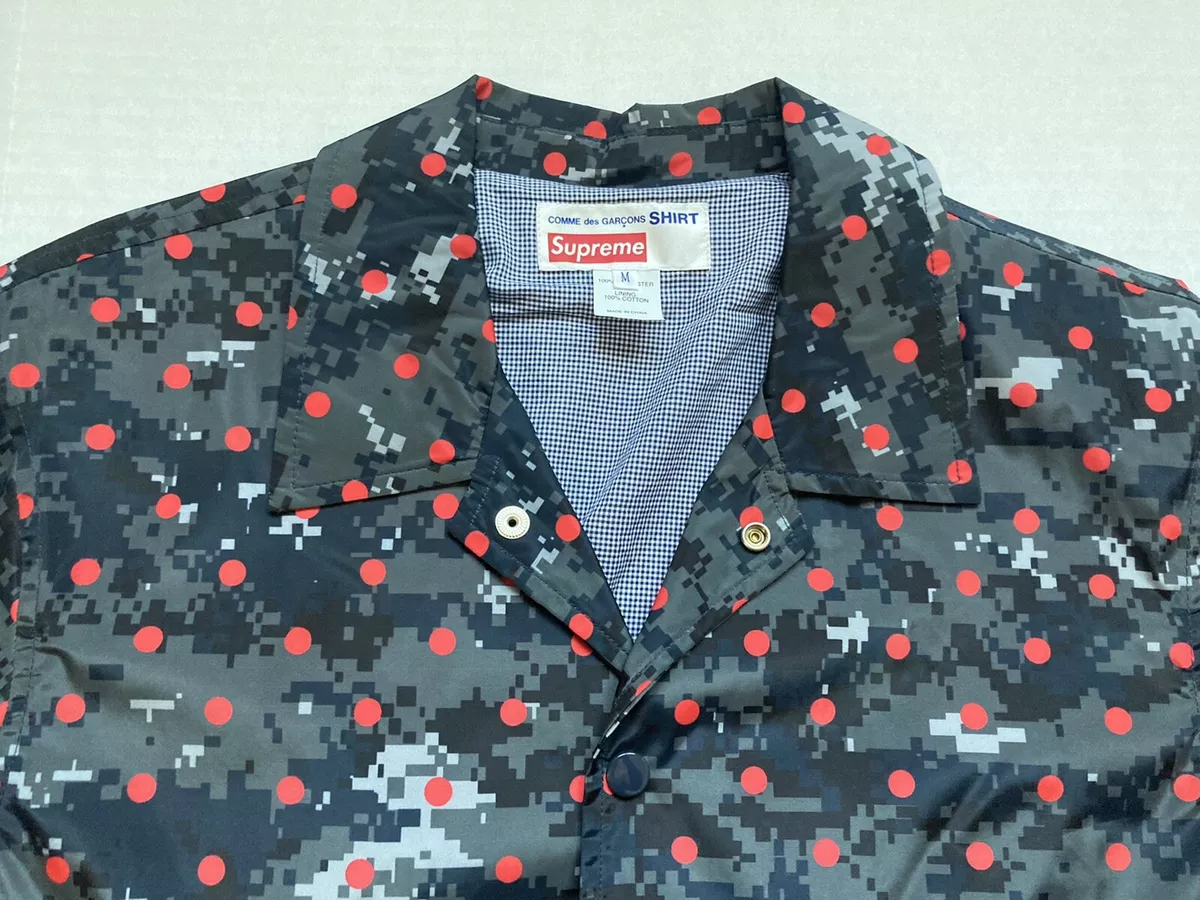 Supreme CDG Comme Des Garcons Coaches Jacket Blue Medium Raekwon