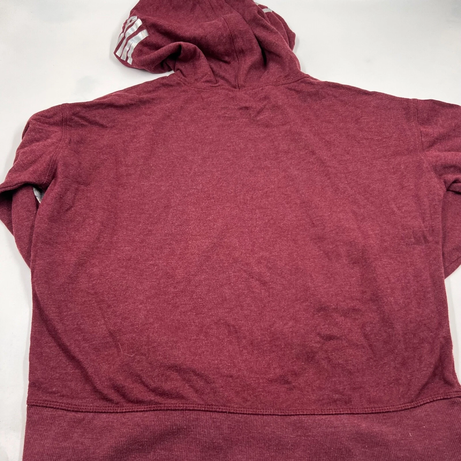 UNDERCOVER Felpa con cappuccio pullover donna Victorias Secret taglia S rosso bordeaux argento logo casual