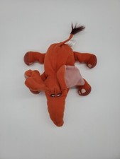 Disney Tarzan Tantor Elephant 10" Plush Bean Bag Stuffed Animal Toy Mattel