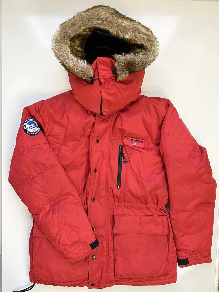 Polo Sport Ralph Lauren Arctic Challenge Down Puffer Fur Hood Parka / Medium - Image 2 of 4