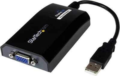 StarTech USB 3.0 to VGA External Video Card Multi Monitor Adapter for Mac & PC