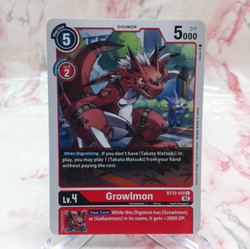 Growlmon (BT12-010) Common - Across Time