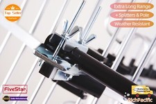 Outdoor Digital Amplified HDTV Antenna 2025 4K HD VHF UHF FM High Performance